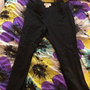 Black Leggings; Ava & Viv; W 1X